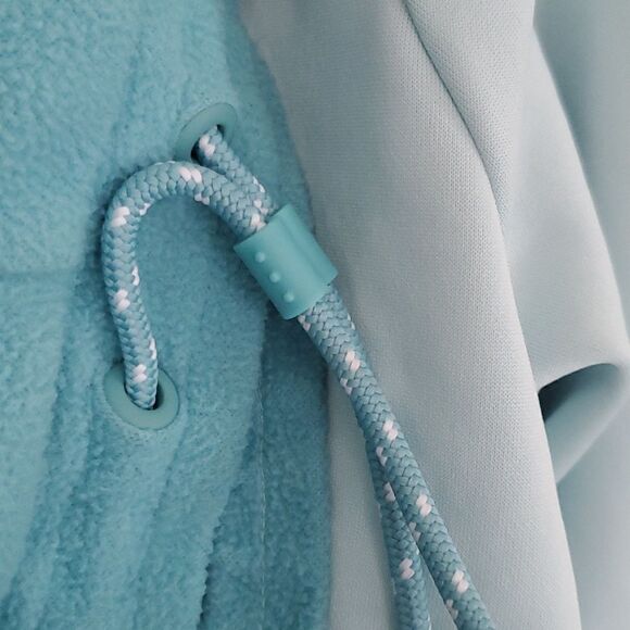 Adidas Colorblocked Cropped Fleece Jacket - Picture 8 of 8